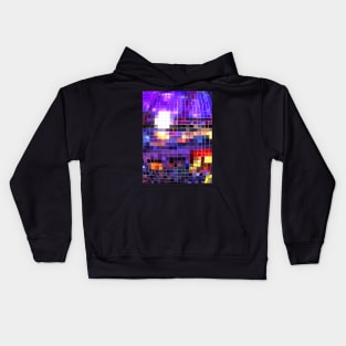 Disco Ball Pattern Kids Hoodie